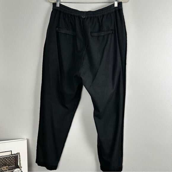 Transit Par Such Comfort fit pant with elastic waist in black corduroy - Picture 14 of 16